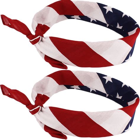 American Flag Bandana Headband Patriotic Usa Unisex By Bogo Brands 2