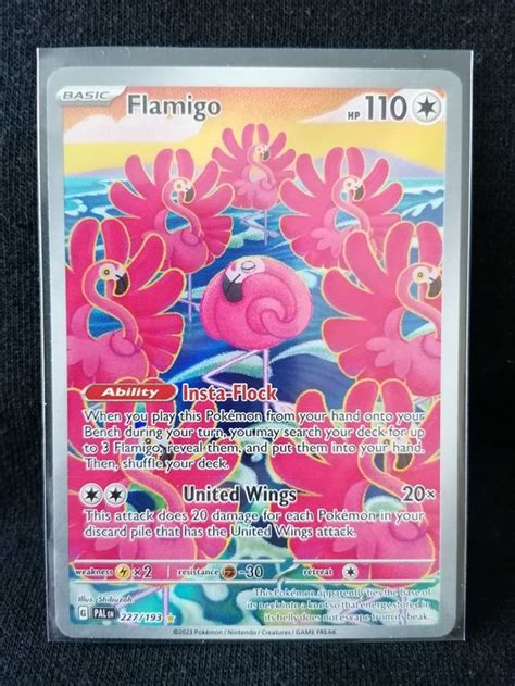 FLAMIGO ART RARE PALEN 227 193 PALDEA EVOLVED POKEMON KARTE Kaufen