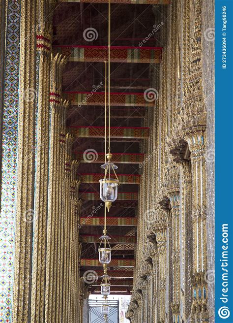 Architecture Detail of the Building Inside the Grand Palace Bangkok ...