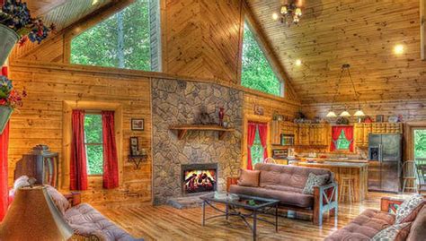 Cabins In The Smoky Mountains Knoxville Area Cabin Interiors