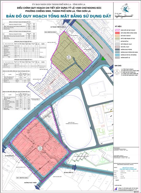 Điều Chỉnh Quy Hoạch Chi Tiết Xây Dựng Tỷ Lệ 1 500 Chợ Noong Đúc Phường Chiềng Sinh Thành Phố