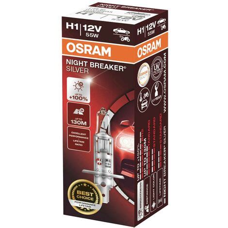 Osram Nbs Lampadina Alogena Night Breaker Silver H W V