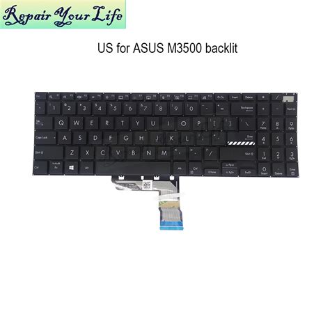 Teclado Retroiluminado Para Port Til Asus Vivobook Pro M M Q