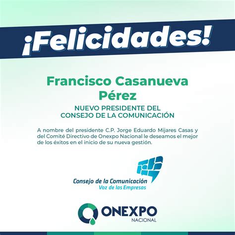 Onexponacional On Twitter Onexpo Nacional Se Complace En Felicitar A