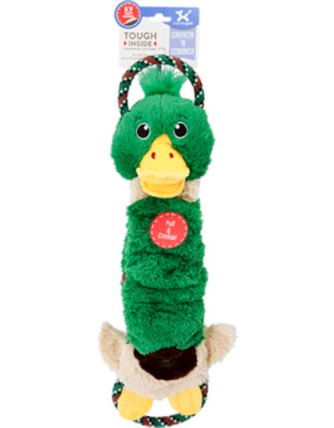 Charming Pet Crunch N Scrunch Mallard Duck Green Large Pet Central