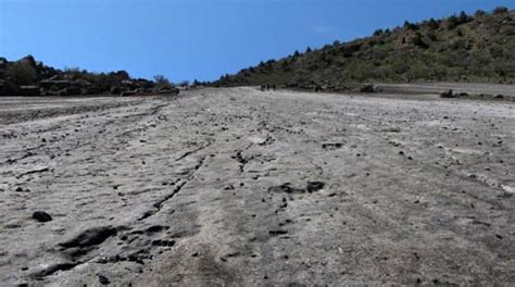 Dinosaur Tracks At Turkmenistan S Jurassic Park