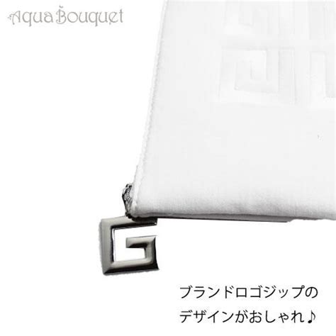 GIVENCHYジバンシィ ノベルティ ヌード ソフト ポーチ ホワイト GIVENCHY NUDE SOFT POUCH WHITE