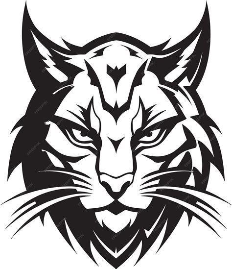 Premium Vector | Bobcat vector a feral cat with a wild spirit bobcat ...