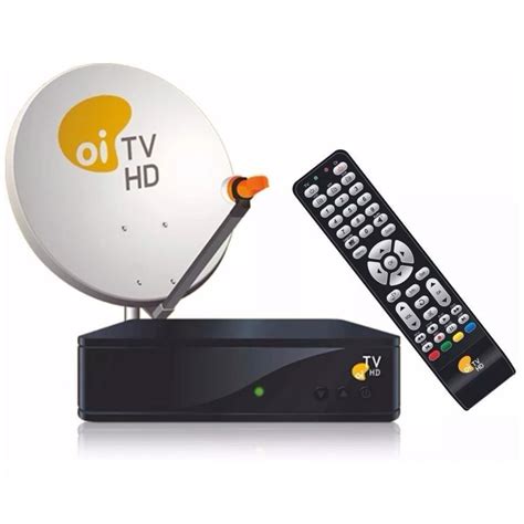 Kit Completo Oi Tv Livre Elsys Antena Original Cabo Receptor