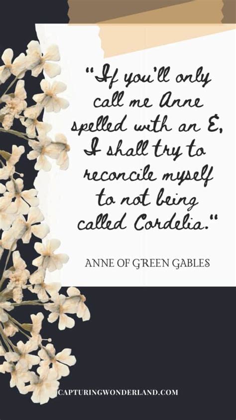 50 Best Anne of Green Gables Quotes — Capturing Wonderland