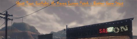 Ghost Town Gunfight No Karma Loss Better Game Start At Fallout New