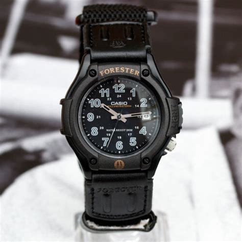 Casio Ft500wc 1bv Analog Black Forester Watch With Backlight Cloth Band New 79767931575 Ebay