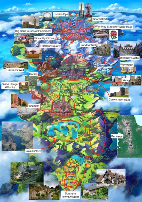 Pokemon Galar Map