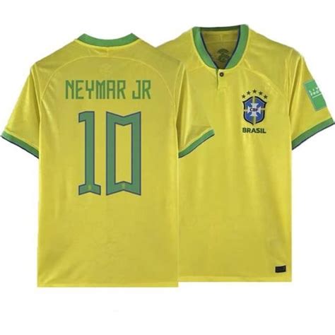 Maillot Authentique Br Sil Domicile Neymar Jr Coupe Du Monde