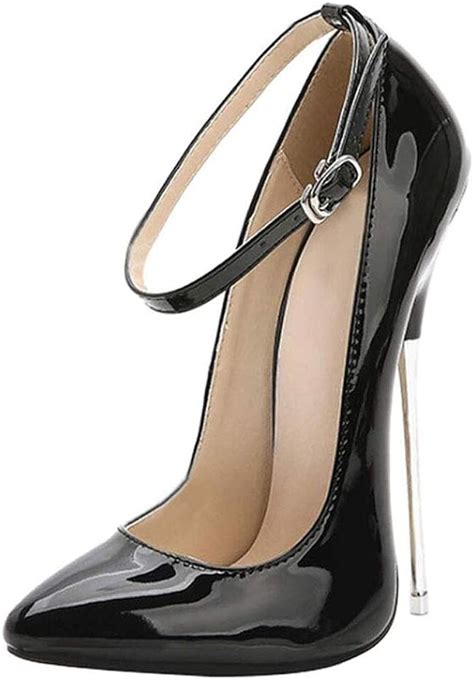 Zfafa Damen Extrem Pumps Stiletto High Heels Hoch Absatz Riemchen