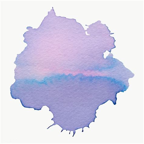 Hand Painted Watercolor Blob Transparent Png Free Image By Rawpixel