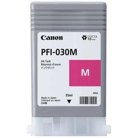 Pfi M Ink Cartridge Canon Genuine Oem Magenta