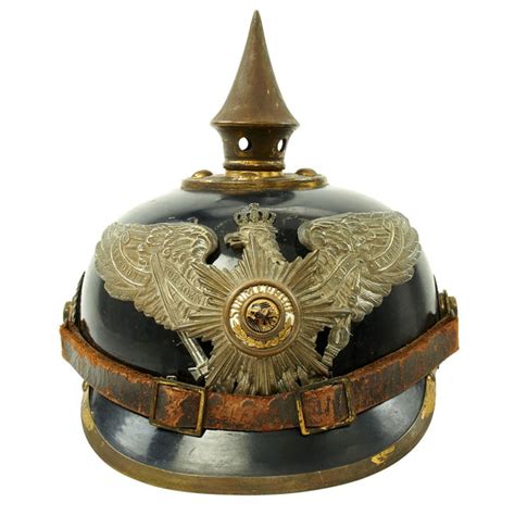 Original Imperial German Wwi Prussian Garde Corps Steel Pickelhaube He