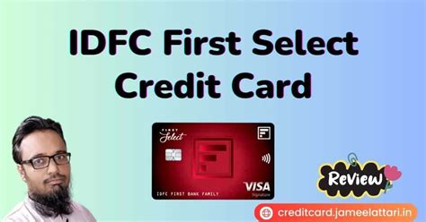 Idfc First Select Credit Card Credit Card Guide