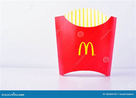 McDonald`s French Fries Box Editorial Image - Image of largest, black ...