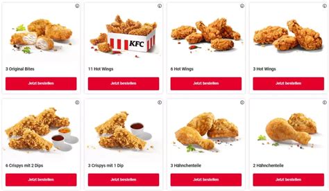 Kfc Deutschland Speisekarte Preise Aktualisiert Mar