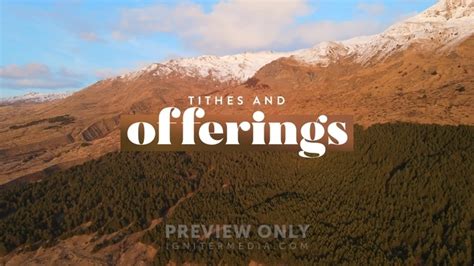 Erseke Mountains Tithes And Offerings Title Graphics Centerline