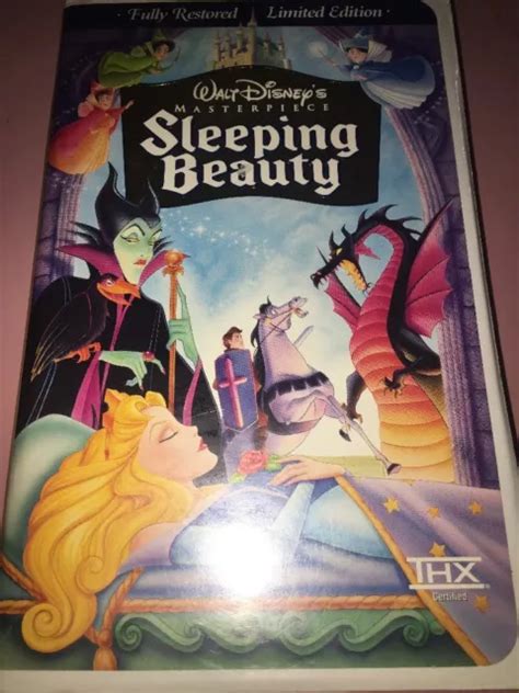 Walt Disney Masterpiece Collection Vhs Sleeping Beauty Limited