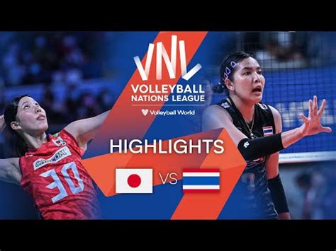 JPN Vs THA Highlights Week 2 Women S VNL 2022 YouTube