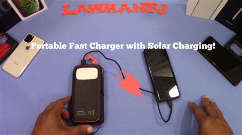 Solar Charger Mah Outdoor Portable Power Bank Fast Charge With