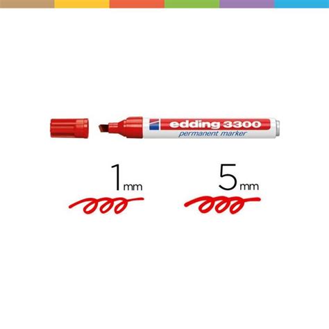 Edding Permanent Marker 3300 Rot 1 1 Mm In 2024 Markers