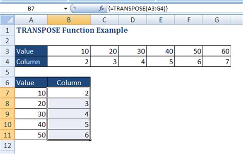 How To Use Excel Transpose Function Excelhub