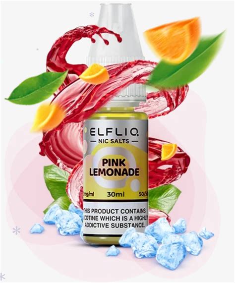 Жидкость Elfliq Pink Lemonade Ельфлик Розовый Лимонад 30 мл 5 купить