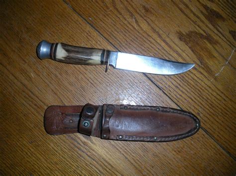 Vintage York Cutlery Co Fixed Blade Knife Solingen Germany