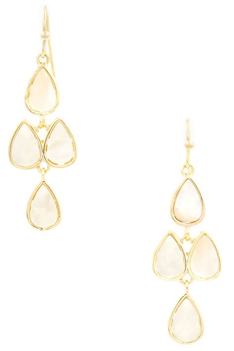 Mother Of Pearl Drop Earrings