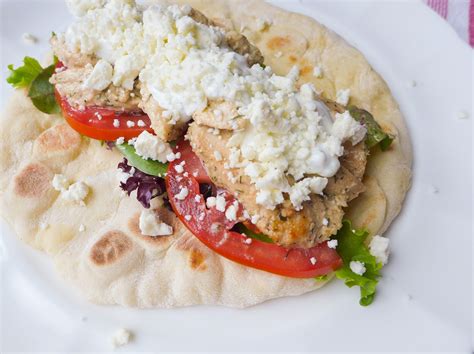 Dimples & Delights: Chicken Gyros & Homemade Pita Bread