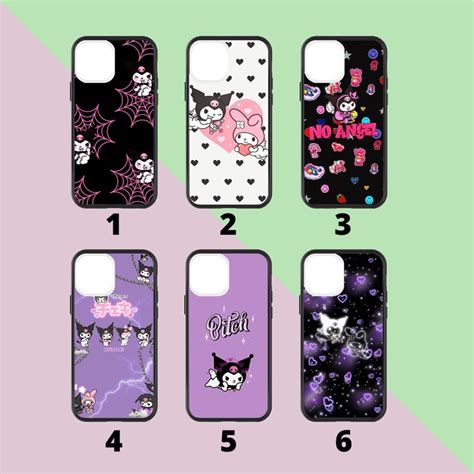 Jual Case Hp Motif Kuromi Kartun Iphone Android Samsung Oppo Vivo