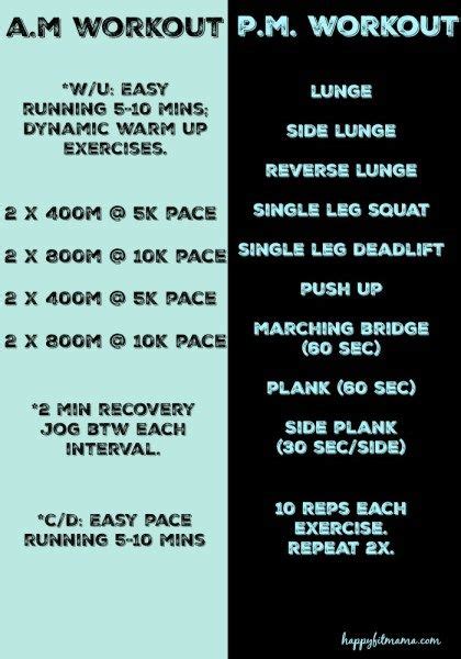 Two A Day Workouts For Runners Full Routines To Follow Two A Day