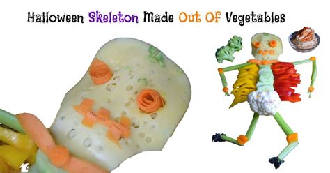 1 Halloween Skeleton Veggie Tray: The Dead Easy Party Hit!