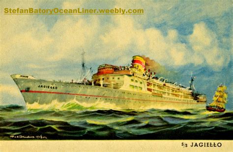 Memorabilia Iv Ts S Stefan Batory Polish Ocean Liner