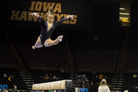 Iowa Women S Gymnastics Finishes Season In NCAA Sweet 16 Adeline