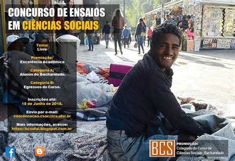 CONCURSO DE ENSAIOS EM CIÊNCIAS SOCIAIS ~ Curso de Bacharelado em ...