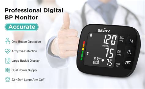 Blood Pressure Monitor Upper Arm Bp Cuff Automatic Machine Digital