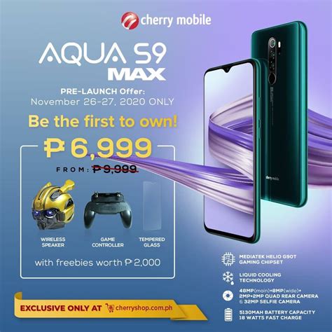 Cherry Mobile Aqua S Max With Helio G T And Mah Battery Launched