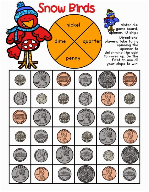 Money Games For Nd Graders