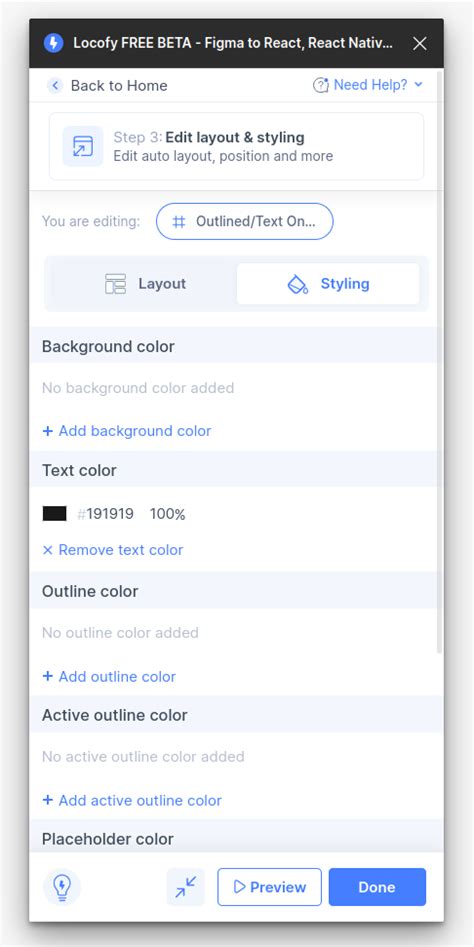 Tagging A Material Design React Native Input Locofy Docs