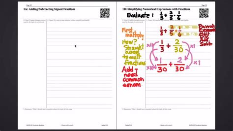 Cornell Notes For Math