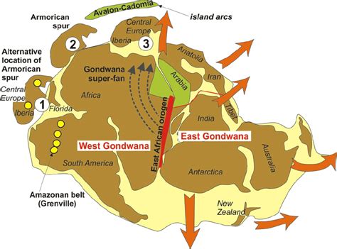 Gondwana Voyage Carte Plan