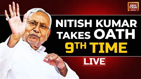 Nitish Kumar Oath Taking Ceremony LIVE Nitish Kumar CM Of Bihar