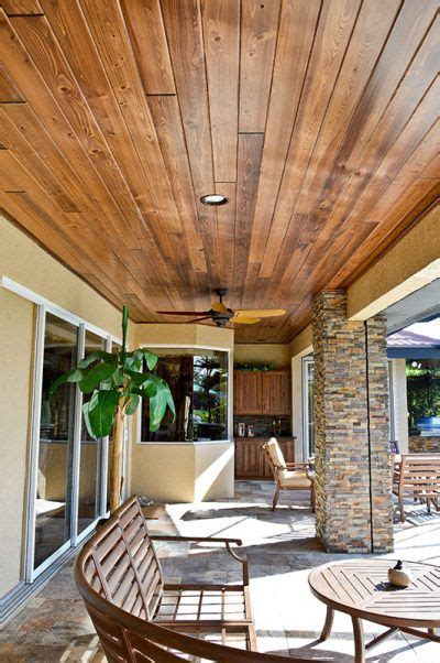 Cedar Porch Ceiling - DIY