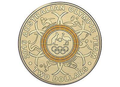 YELLOW 2 Two Dollar Australian Issue RIO 2016 Olympic Games Coin EBay